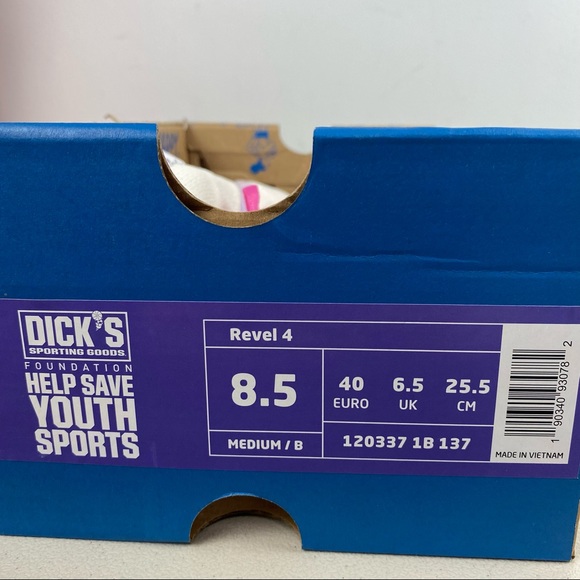 Brooks Revel 4 Womens Empower Her Running Shoes White Pink Unity - Picture 11 of 11